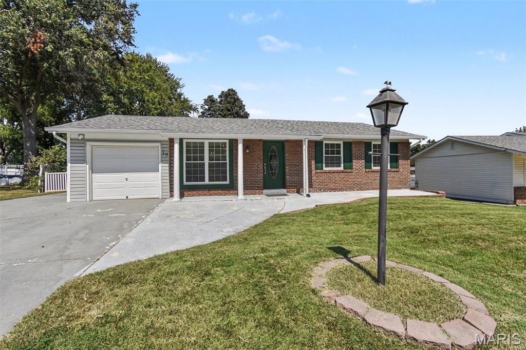 Whether you believe in miracles, second chances or fate... this one's back on the market - buyers got cold feet!  Take a moment for yourself...  Envision enjoying quick access to main traffic arteries (without living close enough to hear them in your home).  Consider the convenience of being in a smaller neighborhood in the middle of St. Peters.  Love the low-maintenance solid flooring in every room.  Make meals in a kitchen with ample work spaces and abundant cabinets.  Feel the fresh breeze of ceiling fans in each bedroom.  Flexible finished space in the lower level provides plenty of room to spread out.  More options in the oversized garage that has access to the kitchen and back yard.  Indulge in the incredible care taken by the sellers to make this home one you can be proud of and secure in your investment.  Freshly painted, thoroughly cleaned and move-in-ready...  Schedule your tour experience now!