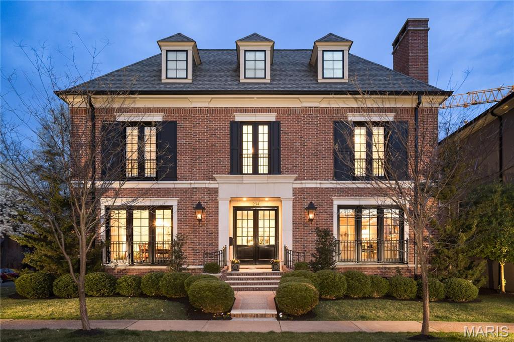 Rare opportunity to experience the pinnacle of refined living in this timeless and elegant residence. You are welcomed into a gracious entry that is open to a handsome den with fireplace and custom bookcases, a fabulous light filled dining room and custom kitchen/family room that features a spectacular box beamed ceiling, wood burning fireplace and butlers pantry. There is an inviting covered outdoor area w woodburning fireplace and patio that overlooks a manicured landscaped yard, perfect for entertaining or enjoying a peaceful evening. Venture upstairs which features a specious laundry, the primary suite w luxurious bath and tailored walk-in closet, there are 3 addtl. bedrooms, 1 ensuite. Situated above the garage is a versatile suite w bedroom and bath, perfect for a home office or guests. This residence epitomizes modern luxury living, blending casual yet elegant spaces w incredible details throughout.