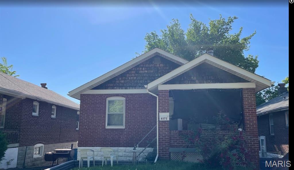 Introducing 8372 College Avenue, a well-maintained investment opportunity offering immediate cash flow and strong rental appeal in the heart of St. Louis County. This tenant-occupied 2-bedroom, 1-bath home generates $1,000/month in rental income, making it an excellent addition to any investor’s portfolio. Featuring approximately 750 square feet, the home offers fresh hardwood floors, abundant natural lighting, and updated interior finishes throughout. The kitchen is equipped with white cabinetry and stainless-steel finishes, creating a clean and modern feel tenants appreciate. A partially finished basement adds additional usable space and flexibility, while the fireplace provides added character to the living area. The full brick exterior enhances durability and curb appeal, and the property offers convenient nearby highway access for easy commuting. Whether you are a seasoned investor looking to expand your portfolio or a buyer seeking a turnkey rental property with stable income potential, this property presents a solid opportunity with long-term upside.