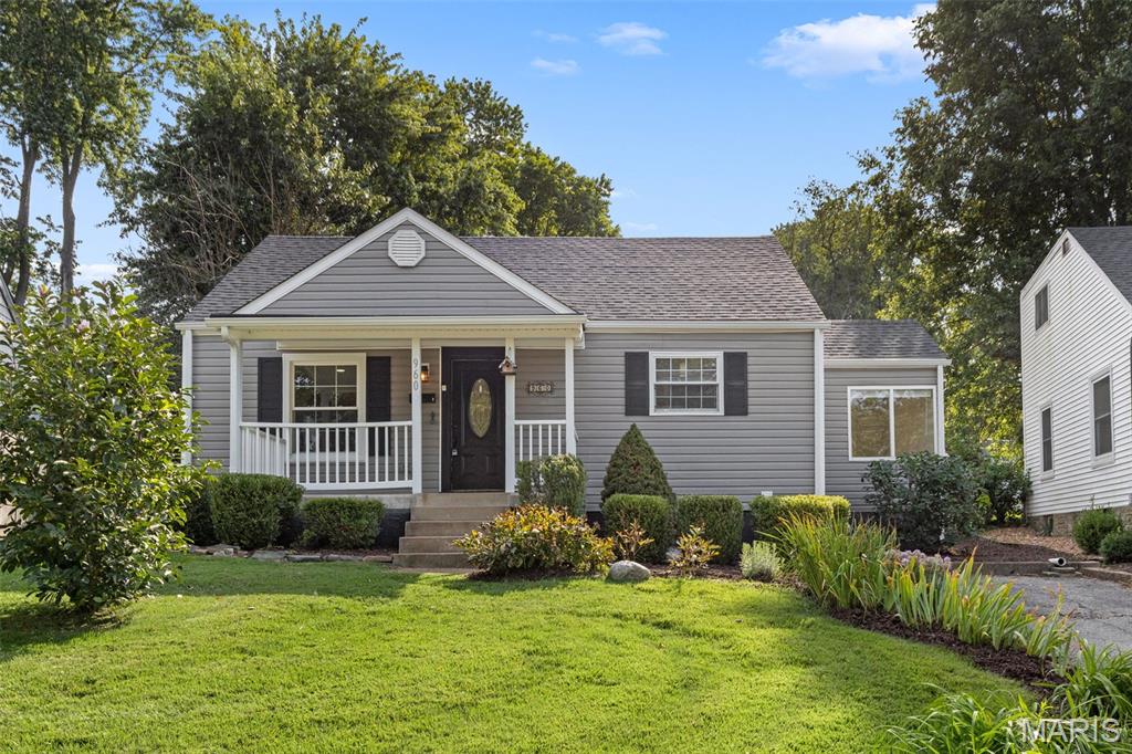 **Freshly painted and featuring a brand-new deck, this charming 3-bedroom, 1-bath bungalow in Crestwood is ready to welcome you home! Located in the highly sought-after **Lindbergh Schools** district and nestled on a quiet street, this inviting home blends classic character with thoughtful updates.**

Step inside to a bright, sun-filled living room showcasing gleaming wood floors, flowing into a spacious dining room that’s perfect for everyday meals or entertaining guests. The three generously sized bedrooms offer comfortable living space and ample closet storage. The updated kitchen features abundant cabinetry and counter space, complemented by stainless steel appliances. An updated full bath completes the main living area.

A fully enclosed sitting/sunroom provides the perfect transition from indoors to outdoors, with French doors opening to the **newly built deck** and level backyard. Whether you're hosting summer gatherings, enjoying your morning coffee, or simply relaxing outdoors, this space is ready to shine.

Need extra storage or dreaming of a private **he-shed, she-shed, workshop, or hobby space?** The backyard outbuilding offers plenty of possibilities. The lower level provides even more room for storage.

The covered front porch, tasteful landscaping, fresh paint, and inviting curb appeal make a wonderful first impression. Conveniently located near highways, shopping, dining, parks, and everyday amenities, this Crestwood bungalow offers **charm, comfort, updates, outdoor living, and Lindbergh Schools**—all in one package.

**Come see why 960 Curwood Dr. deserves to be at the top of your list!**