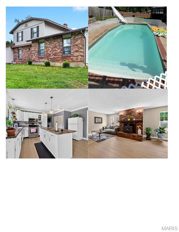 Welcome home to this spacious and beautifully designed 1.5 story home offering 5 bedrooms and 3 full bathrooms, with a versatile floor plan to fit a variety of lifestyles! The main-level primary suite is a true retreat, featuring two walk-in closets and a private ensuite bath. Also on the main floor is an oversized second bedroom with its own walk-in closet, perfect as a guest suite, mother-in-law quarters, home office, or flex space to suit your needs.
Upstairs, you'll find three generously sized bedrooms, providing plenty of room for family, guests, or hobbies.
Step outside to your own private backyard oasis! Enjoy the in-ground pool, fully fenced yard, and ample outdoor space that's perfect for entertaining, summer gatherings, or simply relaxing in your own private retreat.
With spacious living areas, flexible room options, and exceptional outdoor amenities, this home offers comfort, functionality, and endless possibilities. Schedule your private showing today!
Motivated Seller, Bring your offers.