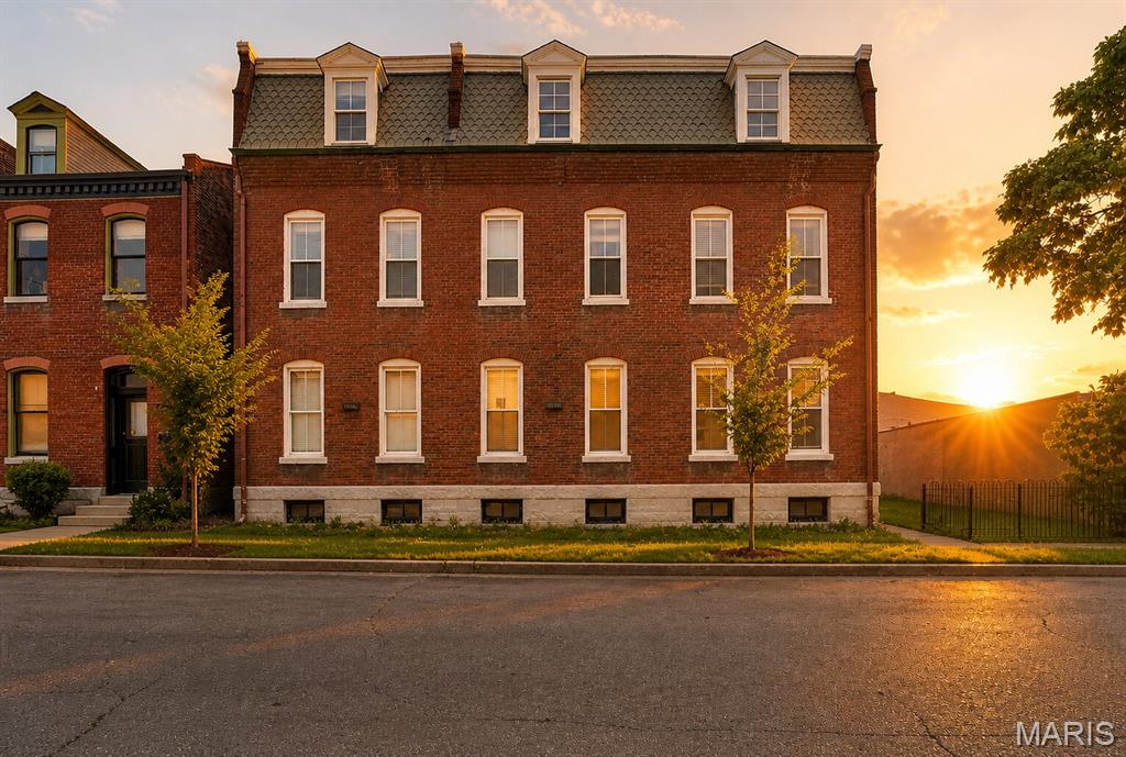2417-23 Menard Street is a rare opportunity to own a fully occupied, all-brick historic six-family in the heart of Soulard — one of St. Louis' most walkable and highest-demand rental neighborhoods. Freshly repriced to $752,500, the building offers an in-place cap rate of roughly 7.26% with a proforma stabilized cap rate north of 10.3%.
The unit mix features five 1-bedroom units and one oversized 3-bedroom / 2-bath, together generating $7,044/month ($84,528 annually) in in-place rent, with additional upside through lease rollovers and value-add execution. Current rents: 2419 ($1,060), 2419-A ($980), 2421 ($1,200), 2421-A ($910), 2423 ($1,120), and 2423-A ($1,774).
Inside you'll find hardwood floors, exposed brick, soaring ceilings, updated interiors, and in-unit laundry in select units. Recent capital improvements include a new roof (2020) and new concrete patio (2022). The massive gated rear yard opens the door to off-street parking or additional outdoor amenities, and a large unfinished attic creates a clear value-add path: convert one of the existing 1BR/1BA units into a 3BR/2BA by expanding into the attic, with projected market rent of approximately $2,250/month upon completion.
Seller is motivated to make a deal — and strongly prefers to sell alongside the adjacent lot at 2417 Menard Street. Both are available to package together, offering a buyer added flexibility for parking, expansion, or future development on a single contiguous footprint.
Located less than half a mile from Anheuser-Busch and minutes from Downtown St. Louis, tenants enjoy walking-distance access to Soulard's bars, restaurants, coffee shops, and the historic Soulard Farmers Market — one of the most desirable rental locations in the city.
Property is currently fully occupied. Call the listing agent to schedule a showing; preapproval or proof of funds required. Ask the listing agent for additional photos, rent roll, expenses, and system ages.