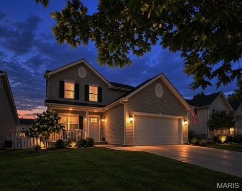 Plant your roots at 103 Marigold Meadows! This beautifully updated two-story home is tucked away on a cul-de-sac. The main and upper-level features durable LVP flooring throughout, a huge inviting living room anchored by a striking custom stone fireplace, and a spacious kitchen with a breakfast bar, abundant counter space and an adjoining dining area with patio access. A conveniently located and beautifully updated half bath completes the main level. Upstairs, you’ll find three bedrooms, a conveniently located laundry room and a showstopping primary suite. The renovated primary bath offers a new vanity and fixtures, a built-in makeup vanity and an oversized custom-tiled walk-in shower with multi jet shower. Neutral paint throughout creates a bright, cohesive feel, while carpet adds comfort in each bedroom. The lower level offers additional possibilities and includes a bathroom rough-in. Outside, the large back patio and hard-top gazebo create an ideal setting for relaxing or entertaining, while the white vinyl-fenced yard provides a defined space to enjoy. An attached two-car garage completes this thoughtfully improved, move-in-ready home. You'll love the neighborhood amenities which include a pool, recreation center, walking trails, dog park, basketball court, pond and community book-sharing program.