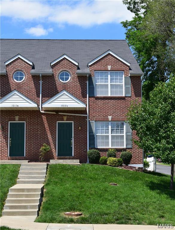 Stunning End-Unit Townhouse with Premium Builder Upgrades in Affton!

Experience luxury living in this beautiful end-unit townhouse, perfectly located in the heart of Affton. The main level welcomes you with soaring high ceilings, elegant crown molding, and gorgeous hardwood floors featuring a custom inlay design right in the foyer.

Channel your inner chef in the fully upgraded kitchen, boasting custom 42” staggered cabinetry, under-mount lighting, rich black quartz countertops, and stainless steel appliances. Upstairs, the expansive master bedroom suite serves as your private retreat, complete with hardwood flooring, a huge walk-in closet, and a master bath. With three spacious bedrooms, two full baths, and a super convenient second-story laundry room, this layout is designed for modern living.

The entire home feels brand new with fresh paint, and updated lighting throughout. Being a coveted end unit, you will enjoy extra privacy and excellent natural light. Located just minutes from premier shopping, dining, and highways, this home offers the perfect blend of style and convenience. Will not last long—schedule your showing today!