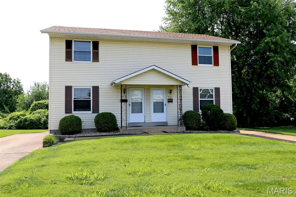 Rare opportunity to own duplex in Florissant! Property is being sold as is. Not much to do here! Unit 510 is vacant and available to see interior. Spacious kitchen and plentiful cabinets. Two bedrooms and full bath upstairs and finished bonus room with full bath in lower level. Nice yard off street parking. Walk to St. Ferdinand Church.