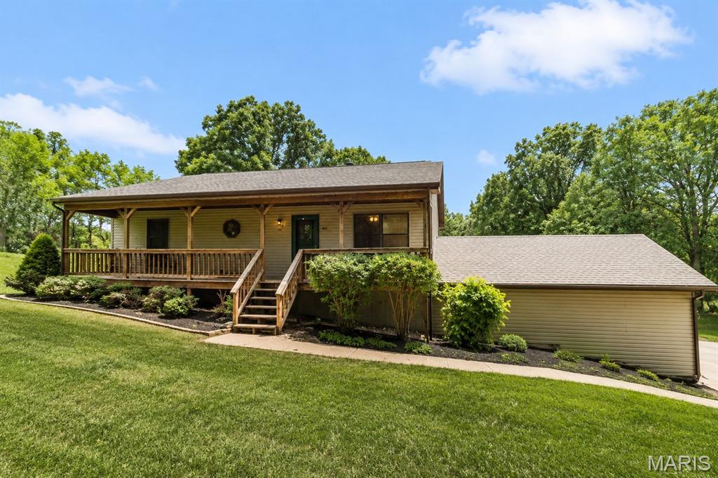 Motivated Sellers – Limited-Time Seller Incentive! Sellers are offering a $2,000 credit toward buyer-requested repairs with any offer accepted by July 24, 2026. Don't miss this opportunity!  Bring Your Offer! Eligible for 100% USDA financing. 

Spacious 3-bedroom, 3.5-bath ranch offers incredible value in the heart of Gerald with no HOA.  Nestled among mature trees, this home features a covered front porch that is perfect for relaxing with a morning cup of coffee, a vaulted living room ceiling, and a spacious primary suite designed for comfortable everyday living.

The walkout basement offers exceptional flexibility with plenty of space to customize additional living areas, a sleeping area, and the convenience of a third full bath and generous laundry room. Whether you envision a recreation room, guest suite, home office, or hobby space, the possibilities are endless. The oversized 2-car basement garage, along with a third rear garage opening to the backyard, provides ample room for a workshop, classic car, ATV, side-by-side, lawn equipment, or additional storage.

Step outside to a fenced backyard that's ideal for pets, gardening, entertaining, or your favorite outdoor projects. With Gerald City Park within walking distance and schools and local amenities just minutes away, this home offers the perfect blend of peaceful surroundings and everyday convenience.

A 1-year Choice Home Warranty is included for added peace of mind. With motivated sellers, no HOA, abundant garage space, USDA financing eligibility, and outstanding potential, this is an opportunity you won't want to miss. Schedule your showing today and bring your offer!
