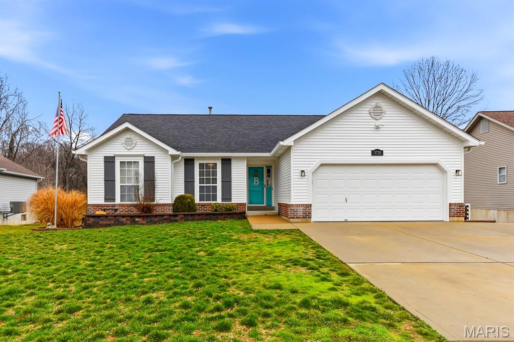Welcome to this charming 3-bedroom, 3-bath ranch home in the desirable Fox C-6 School District! From the moment you pull up, you’ll notice the home’s great curb appeal.  The extra wide driveway and 2-car garage offer plenty of space for parking and convenience. Also note the basketball hoop!
Step inside to a bright and open living room featuring vaulted ceilings, large windows that bring in tons of natural light, and beautiful engineered hardwood floors. The cozy stone-accented wood stove creates a warm focal point and adds character to the space. The main floor flows easily into the kitchen and dining area, making everyday living and entertaining simple and enjoyable.
The home features two full bathrooms on the main level, including a recently remodeled primary bathroom that looks straight out of a magazine. With its modern tile flooring, farmhouse-style vanity, sliding shower door, and updated lighting, it's a relaxing retreat you’ll love coming home to.
Downstairs, the finished basement offers a huge open living area and another full bathroom—perfect for a game room, movie space, home gym, or whatever fits your lifestyle.
Outside, enjoy your days on the beautiful deck overlooking a spacious yard. This outdoor space also includes a storage shed, adding even more function and fun to the property.
Located in a quiet neighborhood with easy access to shopping, dining, parks, and everyday amenities, this home offers comfort and convenience in a great location.
Homes like this don’t stay on the market long—especially ones this well cared for and move-in ready.
Schedule your showing today and come see why this lovely ranch should be your next home!