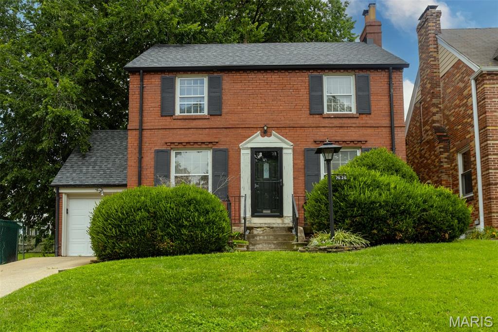 Richmond Heights 2-story has equal parts updates and potential!  With a gorgeously updated kitchen (2023) featuring custom cabinets, quartz countertops, stainless steel appliances (all of which stay), backsplash, undermount lighting & breakfast bar; an exquisitely finished full bathroom (2023) showcasing an Onyx shower surround with seat, and finally a 1yo roof and BRAND NEW AC, the high dollar renovations are completed.  The opportunities to maximize the home's full potential includes plaster repairs, paint, refurbishing the sunrooms on the main and upper levels, finishing the lower level and making full use of the 2nd bathroom, and some landscaping.  Rich in character, the 4-sides brick exterior offers a timeless appearance with modern elegance, picturesque street  from a bygone era, and a convenient location with affordable taxes.  Home to be sold as-is, seller to make no repairs, nor provide clear occupancy.  Don't miss your opportunity at fulfilling the home's true potential and creating a fantastic investment!