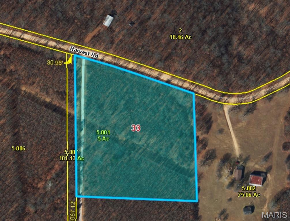 Looking to find some wooded acreage to build, hunt or use as recreational? This could be what you are looking for.  This road frontage rural acreage in Dallas County Schools could be the start to your new dream. Come take a look. Note: There is no drive into the property so please avoid using adjoining property drives to access.