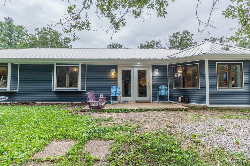 Beautifully updated home on 3.4 acres in Crocker, Mo.  This charming 3 bedroom/ 2 bath home has loads of upgrades for many years of stress-free living.  These upgrades include a new roof, new gutters with gutter guards, new skylights, a water softener, hot water heater, well pump, kitchen sink/faucet, dishwasher as well as a new HVAC system.  You couldn't ask for more.  Huge rooms and beautiful colorful decor.  Trees galore and plenty of wildlife for a completely private setting.  Reach out and schedule an appointment before this one gets away!