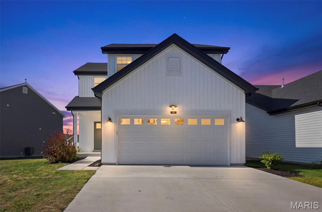 Better than new in Charlestowne Meadows! Built in 2023, this 3-bedroom, 2.5-bath home lives large at 1,920 square feet, just minutes from downtown St. Charles and New Town's shops, trails, and lake life. Inside, soaring 9' ceilings, an open staircase, and a kitchen made for gathering set the tone, think a generous island, upgraded finishes, and a walk-through mudroom that keeps everyday life organized. Retreat to the primary suite for a walk-in closet, double vanity, and walk-in shower, with luxury vinyl plank flooring carrying through the main living areas. This property comes with a roof and appliances that are all ONLY 3 years old, so the big-ticket items...already handled for the next owner. Downstairs, an unfinished basement already roughed in for a full bath, a blank canvas ready for your future rec room, gym, or fourth bedroom. A back patio with a water view to unwind and reset for the morning or evening while enjoying a coffee or just a cold beverage. HOA covers lawn care and snow removal for effortless, low-maintenance living. Located within a few steps to the Early Learning Center for right on time busy mornings! Welcome home to 191 Crestfield Ct!

Sorry no fences allowed in the Meadows, yet Home is still under its 10-year transferable builder warranty. This beauty is awaiting YOU to come call it home!

Don't Delay, schedule your showing TODAY!