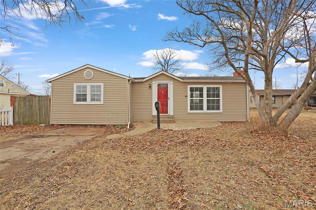 Move in ready ranch home with nice sized lot, updated and ready to go!  Newer LVP flooring throughout and modern paint.  Very spacious living room and kitchen area with alot of cabinets and counterspace.  Gas range.  Newer style vinyl windows.  Home has central air conditioning and heat.  Bedrooms have ceiling fans and extra bedroom has vaulted ceiling.  Updated bath with shower/tub combo and dual showerheads.  Main level laundry room which includes washer/dryer!  Large and flat back yard is quite private with a large carport on a 22 X 24 concrete pad that could also be converted to a detached garage.  Close to interstates and all shopping conveniences.  Would make an amazing starter home or even a great addition to a rental portfolio.