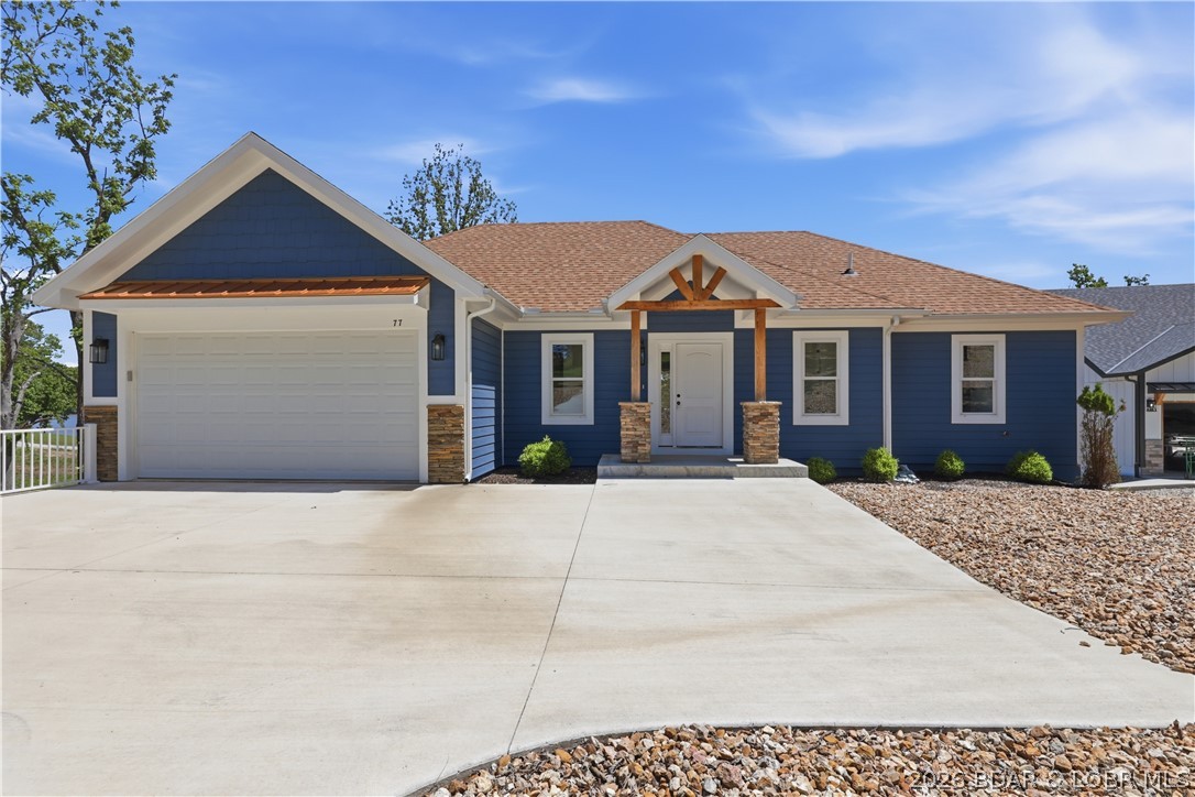 OPEN HOUSE SATURDAY AND SUNDAY JUNE 27-28 1-4PM New Construction with Dock!  Gorgeous Brand new stunning 4-bedroom, 2.5-bath home features a gorgeous floor plan designed to maximize comfort and style. With expansive windows throughout, you’ll enjoy an abundance of natural light and breathtaking views overlooking the lake. The walk-out basement adds even more living space and potential, making it perfect for entertaining or relaxing with family and friends. So many great features throughout—this home truly has it all. Dock is 46' wide and 40' Deep 6x8 storage shed w/ 4' rollup door, dual jet slip 10'w x12' deep., slip 1- 12'x32', slip 2- 10' x 24', 16' x 18' covered living and 12' x 22' right side uncovered swim deck w/water stairs. Dual Zone remote lighting for slips with 3 remotes,  Dock will be in at the end of May, Just in time for Summer!!