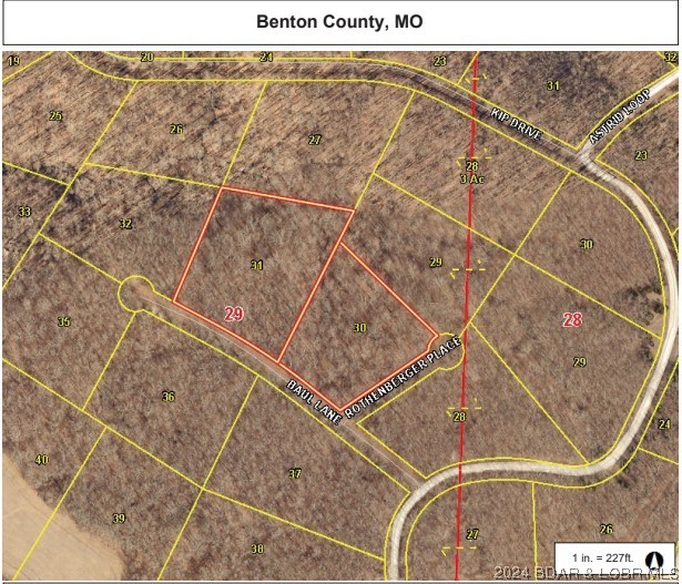 TWO SECLUDED ADJOINING TRACTS with 5.7 ACRES in the 12,800 Acre Forbes Lake of the Ozarks Park with so many amenities!  Forbes is a Gated Community and You will have access to 3 boat ramps, 4 Lakes within the Park for residents only, a Shooting Range, RV Park, Tennis Courts.  Once you build a home, the roads will be graveled and maintained by the Park.  Forbes website shows the park is a natural wooded setting that includes oak, walnut, hickory, elm, and sycamore.  The Park is located on the Principle Mississippi Migration Flyway that brings a variety of birds to the area.  There's an abundance of deer, turkey, and Missouri wildlife to enjoy!  High Speed Internet from CO-MO Connect is available in some parts of Forbes Community.  Annual Assessments are $ 185.90 per lot.  Don't let this property get away.  Call today for an appointment to see!
