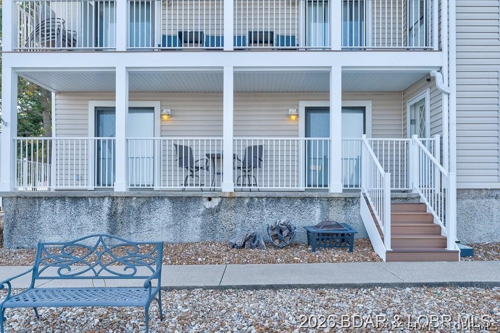 Experience the fantastic views and lakeside living at the highly sot after Kapilana Estates with this beautifully furnished 3-bed, 2-bath condo in Osage Beach. Ideal for full time living, or nightly rentals can easily provide income for the investor or help cover costs for personal vacation use. As you step inside, the spacious living area that welcomes you, making you feel at home, featuring a cozy fireplace. You will love the stunning functional kitchen, equipped with generous granite counters and backsplash, gorgeous cherry cabinets and adjacent dining area. Retreat down the hall to the three bedrooms, with one-of-a-kind lake views from 2 of the bedrooms. Step outside onto your private oversized deck and enjoy the lakefront scenery, which is an ideal space for morning coffee, evening cocktails, or relaxing with loved ones. Walk right down to the right from your private deck to your included 10x24 boat slip is INCLUDED & viewable from your deck. The community amenities extend the luxury experience with access to pool, and clubhouse. Plus Cruiser slip 16x44(H-R1) avail for extra $$.Call now for your private showing!