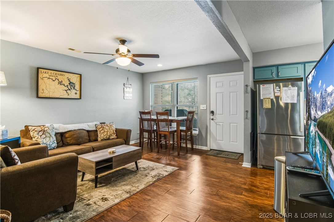 Welcome to Lighthouse Landing—a well-kept, smaller lakefront complex located at the 1 MM of Lake of the Ozarks, just minutes from all the Lake Ozark action and Hwy 54. This 2 bedroom, 2 bath condo offers a fantastic opportunity to enjoy lake living at an affordable price. The unit has been well cared for and shows beautifully, making it easy to move right in and start enjoying the lake. It comes turn-key, fully furnished and ready from day one. Built in 1996, it features a comfortable, functional layout and a wonderful lakeside screened porch that’s perfect for morning coffee, evening cocktails, or relaxing while enjoying the view. A 12x28 boat slip is included, giving you direct access to the main channel for boating, fishing, or cruising. Nightly rentals are allowed, making this an excellent option for both personal enjoyment and rental income. Lighthouse Landing is known for its reasonable assessments, low-key atmosphere, and unbeatable location close to popular restaurants, entertainment, and shopping. This is one of the most affordable lakefront options available—an excellent opportunity to own at Lake of the Ozarks!