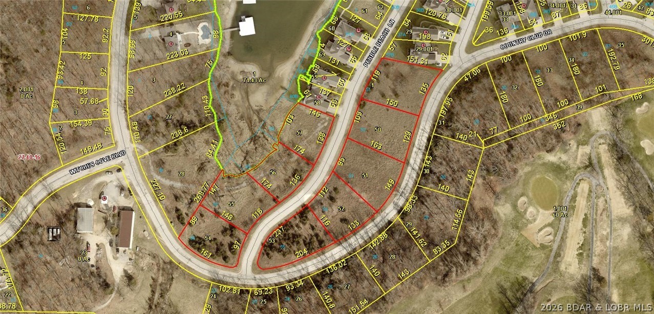 Outstanding 9 lots development opportunity in Country Club Cove on Horseshoe Bend ideal for builders and investors. Each lot offers the potential to be split into two, allowing for continuation of the successful villa/townhome concept and maximizing both density and returns. Water and sewer are available, and builders may work with the POA to secure future dock permits, adding significant value to each unit. Located near the 4MM of the Osage, this community features Four Seasons style amenities and beautifully maintained surroundings. A rare chance to create a cohesive, high demand residential product in one of Lake Ozark’s most desirable areas.