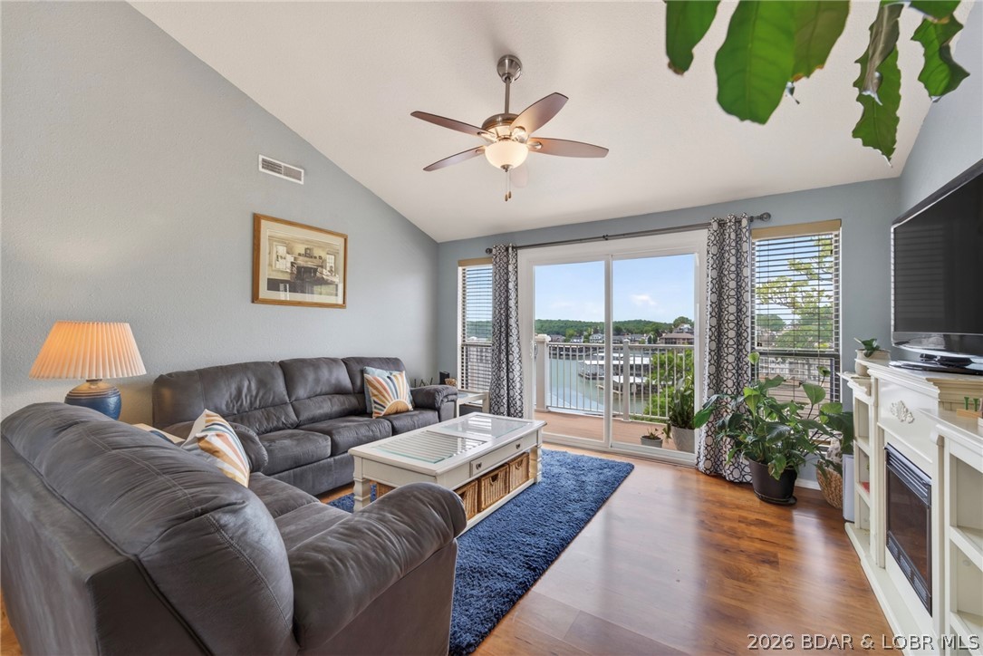 The perfect lake getaway with income potential! This beautifully updated 2-bedroom, 2-bath condo offers top-floor privacy and breathtaking views of the Grand Glaize Arm that will absolutely WOW you. Enjoy a front-row seat from your own balcony to the annual Lake of the Ozarks Shootout—one of the lake’s most exciting events. Ideally located just minutes from the highly anticipated lakefront amusement park, The Oasis, this property places you right in the heart of the action while still offering a relaxing, resort-style atmosphere. 
Being sold fully furnished, this turnkey unit is ready for immediate enjoyment or rental income from day one.