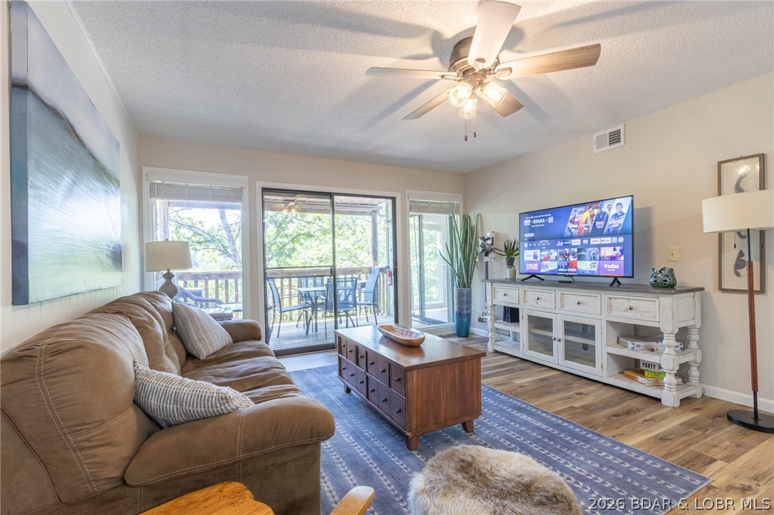 Ready to live the Lake Life? This fully renovated, move-in ready 2-bedroom, 2-bath condo with a 10x24 boat slip & PWC slip, is perfectly located in the desirable Southwood Shores community on Horseshoe Bend. With main-level entry, only one step takes you from the parking lot to your front door. Inside, the entire space has been thoughtfully updated with new LVP flooring, fresh paint, modern lighting, updated plumbing fixtures, stylish vanities with quartz tops, upgraded door hardware, a new hot water heater, and a stackable washer and dryer. The kitchen has been completely refreshed with quartz countertops, stainless steel appliances including a refrigerator, stove, and dishwasher. Furniture is also included, making this condo truly turnkey. Southwood Shores is a gated community at the 12MM of the Osage Arm and offers exceptional amenities including indoor and outdoor pools, a swim dock, tennis courts, playground, and on-site management. With nightly rentals allowed, this property offers both a fantastic investment opportunity and the perfect personal lake getaway. Completely updated and ready to enjoy, this condo stands out from the rest! Jet Ski available for additional money!