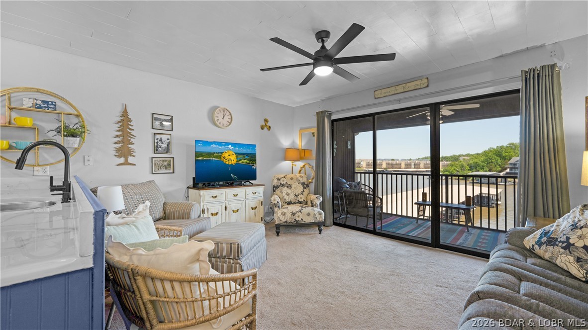 TOP-FLOOR WALK-IN WITH BIG WATER VIEWS! This Harbor Point condo offers one of the most desirable combinations at Lake of the Ozarks: top-floor privacy with true walk-in access and no steps. Add beautiful cove and main-channel views, a screened lakeside deck, turnkey furnishings, nightly rental potential, and a 10x26 boat slip in a protected no-wake cove, and you have an exceptional Lake getaway or investment property.

Located at the 21MM, this 1BR/1BA condo features newer stainless-steel appliances, including the refrigerator, range, microwave, and dishwasher, plus newer flooring, lighting, ceiling fans, bath vanity and mirror, disposal, keyless entry, and HVAC. You will also appreciate the in-unit washer and dryer and assigned parking.

Harbor Point amenities include a heated lakeside pool, clubhouse, boat ramp, trailer parking, and pickleball court, all in the heart of Osage Beach near dining, shopping, golf, entertainment, and medical care.

The owners are willing to consider reasonable, well-supported offers, but they also recognize the value of this rare walk-in, top-floor package. Schedule your private showing today.