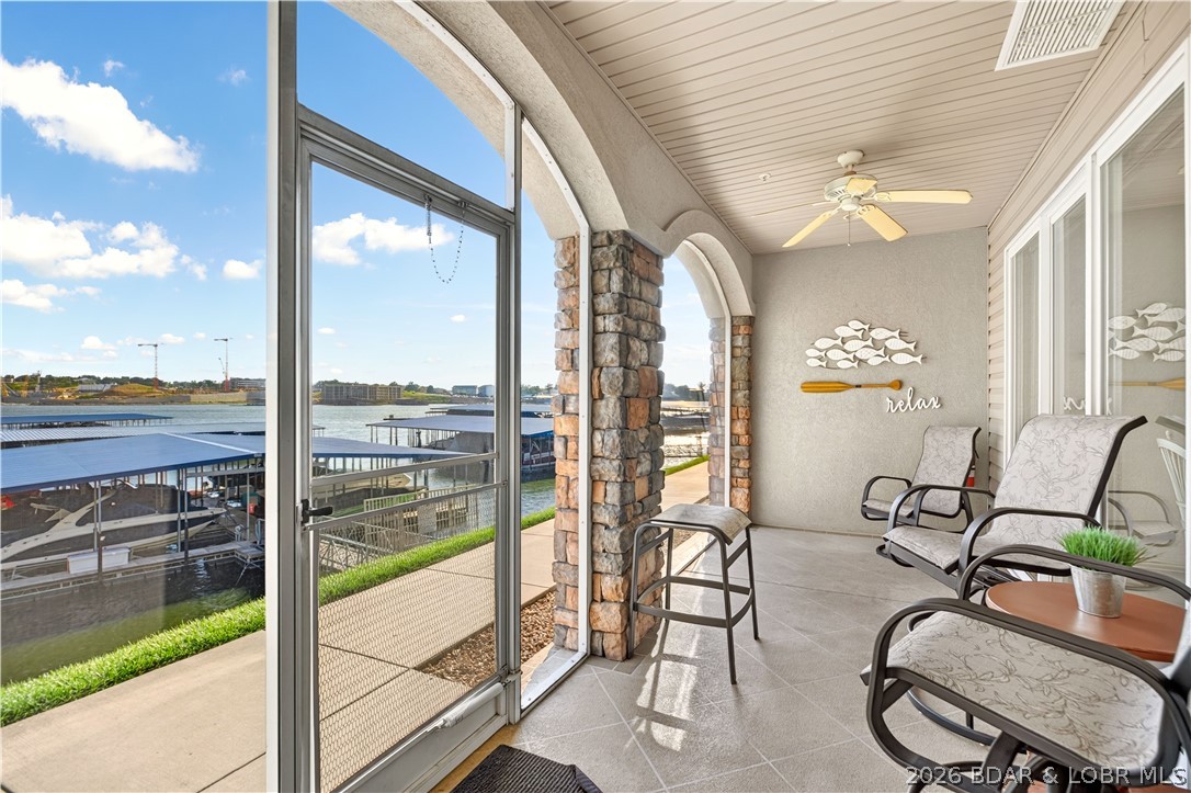 Enjoy lake life at the highly sought-after Lands End Condominiums in the heart of Osage Beach! This 2-bedroom, 2-bathroom condo comes fully furnished and ready to enjoy from day one. The package includes an impressive 16x48 boat slip—large enough for today’s bigger boats—plus 2 PWC spaces, giving you an outstanding setup for all your lake toys. This condo has also been a successful VRBO, grossing approximately $17,000 in 2024 and $20,000 in 2025, offering buyers a proven rental history. Whether you’re looking for a personal lake getaway, full-time residence, or nightly rental opportunity, this property checks all the boxes. Lands End is known for its convenient Osage Beach location and resort-style amenities, including pools, a lazy river, splash pad, fitness center, clubhouse, playground and basketball court. Come fully furnished, bring your boat and PWCs, and start enjoying everything the Lake of the Ozarks has to offer!