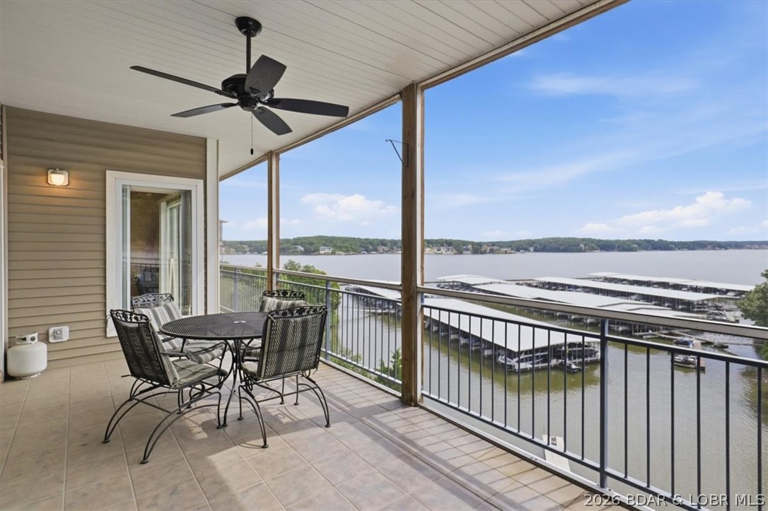 Great opportunity to own a turnkey lakefront condo at the Lake of the Ozarks! Priced to sell, this 3-bedroom, 3-bathroom unit offers stunning main channel views and an unbeatable location right next to the condominium pool, making it easy to enjoy all the amenities just steps from your door.This fully furnished condo is move-in ready and includes a 12x32 boat slip with hoist, plus a 2000 Chris-Craft boat powered by a Volvo 7.4L engine with dual props and trailer. Just bring your suitcase and start enjoying lake life immediately!Need additional dock space? An extra 12x24 boat slip is available for purchase for $25,000 and includes a double PWC hoist.Whether you're looking for a full-time residence, weekend getaway, or investment property, this package offers incredible value with lakefront living, exceptional views, boating convenience, and resort-style amenities all in one. Don't miss this rare opportunity to start making memories at the Lake of the Ozarks!