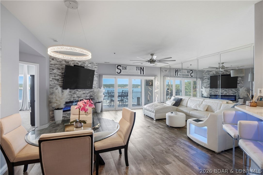 This beautifully updated condo offers a comfortable, low-maintenance retreat with stunning views of the lake. The spacious layout provides plenty of room for relaxing or entertaining, while the updated finishes give the interior a fresh, inviting feel. Step outside and take in the beautiful lake views while enjoying everything this desirable gated community has to offer. Cape Royale features a community pool, elevators, well-maintained common areas, and convenient access to the lake and docks. Ideally located in the heart of Osage Beach, you’re just minutes from restaurants, shopping, entertainment, and all the lake has to offer. Whether you're looking for a weekend getaway, a full-time residence, or your own place at the lake, Cape Royale makes lake living easy!
