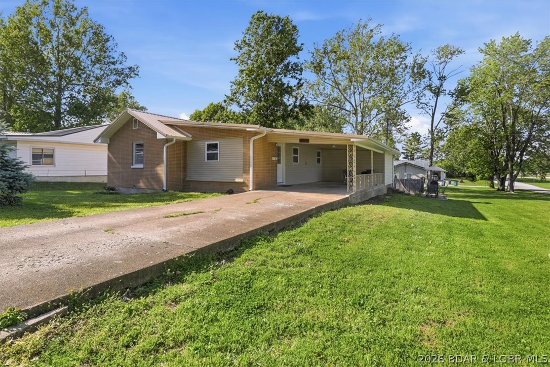 Back on Market due to buyers financing falling through!
Perfectly positioned across from the park, this charming 3-bedroom, 1-bath home offers a great location with plenty of potential! Situated on a spacious corner lot, you'll love the added outdoor space and convenience. Major exterior updates have already been completed with a 2-year-old metal roof, gutters, and siding, giving peace of mind for years to come. Inside, you'll appreciate the recently remodeled bathroom and the convenience of a main-level laundry room. The full unfinished basement offers endless possibilities for storage, a workshop, or future finishing. Whether you're looking for your first home, an investment opportunity, or a place to make your own, this property is full of value and opportunity!