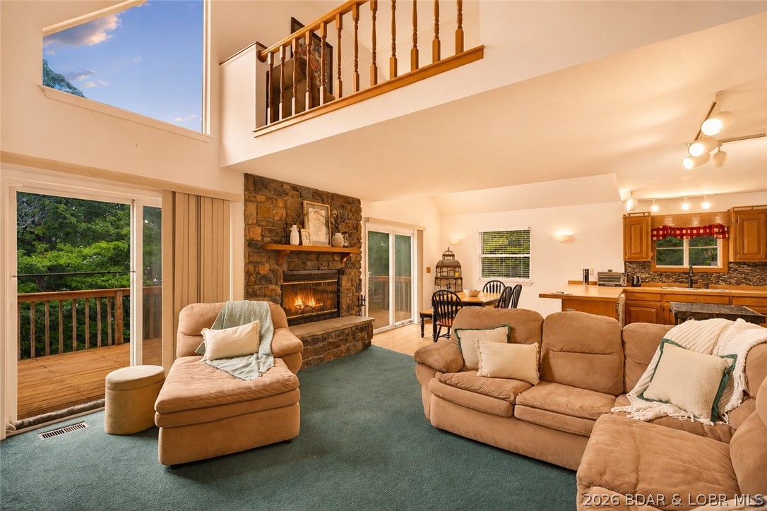 This 3 bedroom, 3 bathroom home sits on approximately 3.8 acres and offers the potential for stunning year-round lake views with selective tree removal. Located directly across the street from the community boat ramp, this property is a great fit for buyers who want convenient access to the water and room to enjoy the lake lifestyle. There is plenty of space for boats, trailers, PWCs, and other watercraft, giving you the flexibility that is often hard to find. Whether you are looking for a full-time home, weekend retreat, or investment opportunity, this property offers a rare combination of acreage, usable ground, lake access, and view potential. Pre-inspection and one year home warranty provided for peace of mind!