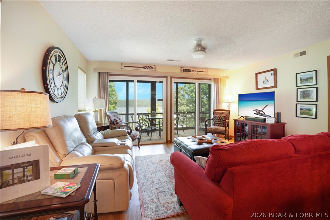 Wake up to open main channel views in the heart of Osage Beach — and step outside to one of the most coveted pools at the lake, perched right at the point. This 3-bedroom condo at Breakwater Bay checks every box: minimal steps for easy access, a wave-break keeping the cove glassy calm, and room for your boat and PWC. You're minutes from Redheads, Margaritaville, and everything Osage Beach has to offer — but the moment you're home, it feels like a world away. At $250,000, this is one of the sharpest buys on the water. Short-term rental-eligible and completely turn-key — live it on your schedule, generate income when you're not. Schedule your private showing today. 12x32 boat dock in NEW dock C included (est. completion date of June)