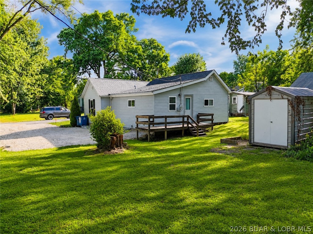 Active with a contract.  Renovated 3-bedroom, 1-bath home on a double lot in Eldon, Missouri, within walking distance to school,
minutes from downtown Eldon, local parks and shopping, with an easy commute to Jefferson City and the Lake
of the Ozarks area. Seller is offering $6,500 toward closing costs or an interest rate buydown, plus a one-year
home warranty for a worry-free move-in. Recent renovations include a brand new bathroom, luxury vinyl plank
flooring throughout, fresh interior paint, updated lighting and ceiling fans, new gas lines, serviced HVAC
system, Leaf Filter gutters, expanded gravel parking, and extensive crawlspace, drainage, waterproofing, and
foundation support improvements. The kitchen offers ample cabinet space and room for everyday dining. The
large double lot provides space for pets, gardening, entertaining, RV or boat parking, or future additions. Built
over 100 years ago, this home blends original character with major systems and structural work already
completed, a rare combination of charm and move-in-ready peace of mind. With this list of updates already
done, buyers can move in and start enjoying the home from day one.