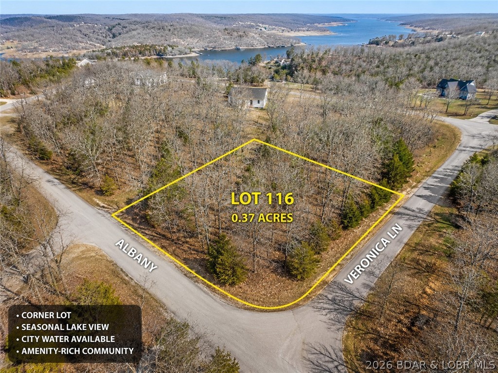Don’t miss this opportunity to own a corner lot in the highly sought-after Four Seasons community! This 0.37-acre parcel on Veronica Lane offers a great layout for building, added privacy, and a seasonal lake view—making it the perfect spot for your future home or investment.

Opportunities like this at this price don’t last long, especially in a community packed with amenities including pools, boat ramps, playgrounds, fitness center, tennis courts, campground, and more.

Whether you’re ready to build now or planning for the future, this lot is priced to move—secure it before it’s gone!
