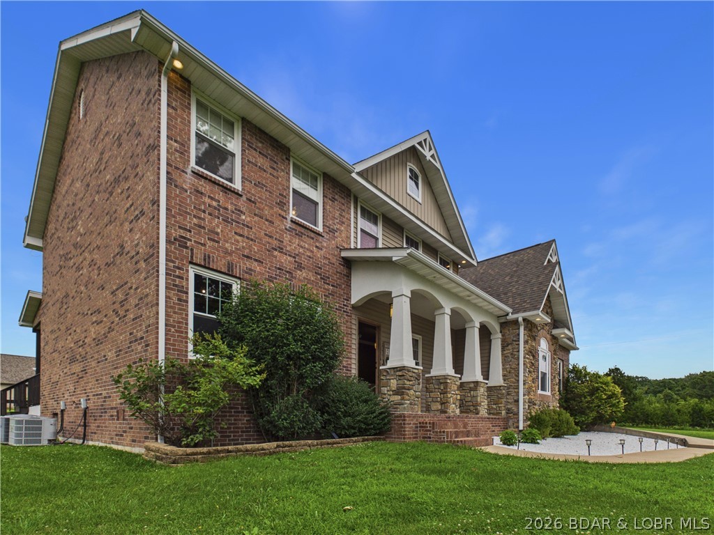 This large luxurious home is looking for someone new to call it home. Conveniently located only 20 minutes from Fort Leonard Wood, and placed on 8 acres of quiet, partially cleared acreage on the junction of highway 17 and highway 133. This home offers a warm, tuscan vibe from the minute you walk in - vaulted ceilings, chandeliers, mosaic floor tiles, luxury vinyl hardwood floor, walk in closets, and short kept carpet in each bedroom for maximum comfort. Outside, you will find a large back deck, built to withstand hot tub capacity, a storage shed, raised garden beds and a large backyard kept beautifully - ready for the next owners to enjoy. Inside, you'll find a large loft room for guests, children, or hobbies, a jack and jill bedroom feature, beautiful custom oak cabinetry, and professional craftmanship down to the asphalt driveway. If you've been looking for private luxury, without trading convenience - this is the home you've been waiting for.