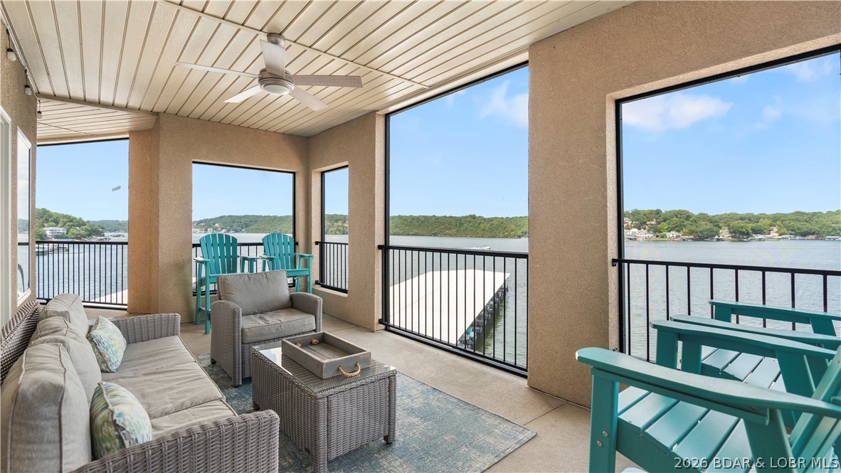 Experience elevated lakefront living in this beautifully maintained 3BR | 3BA Wedge Unit at the highly sought-after Tuscany Condominiums on Lake of the Ozarks. Perfectly positioned at the 31MM, this rare walk-in, no-step point unit features one of Tuscany’s most desirable floor plans with expansive living spaces and panoramic main channel views. Recent updates include stylish flooring, upgraded countertops, designer lighting, and premium appliances, creating a sophisticated yet comfortable retreat. The impressive 750 sq. ft. wraparound screened deck offers the perfect setting for entertaining or relaxing while taking in breathtaking four-corners views year-round. A 40’ boat slip with hoist is included, making lake days effortless. Additional amenities include elevator access to the lakeside pool and clubhouse, beautifully maintained grounds, easy dock access with no steps, and an optional dual PWC slip with lifts available for additional cost. Luxury, convenience, and lake life come together in one exceptional property. Call for a private showing today!