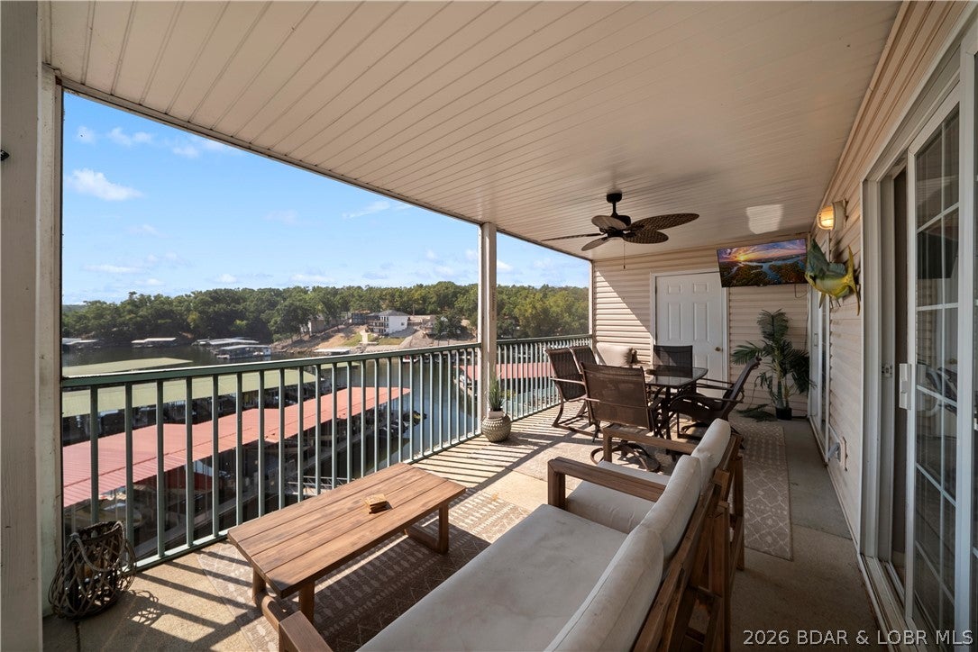 Lake views, zero-step convenience, and a location made for enjoying everything Lake of the Ozarks has to offer. This beautifully furnished 3-bedroom, 3-bath condo at Highland Shores combines effortless lake living with excellent short-term rental potential. Walk directly into the unit with no stairs and enjoy an open, inviting layout framed by expansive views of the water. Offered fully furnished with stylish, turnkey décor, it’s ready for lake weekends, full-time enjoyment, or immediate rental use. Located down desirable Horseshoe Bend, you’re just minutes from The Bend, Lil Rizzo’s, Barn-B-Que, Camden on the Lake, Docknockers, and the Bagnell Dam Strip, putting some of the lake’s best dining, nightlife, and entertainment close by. Highland Shores adds even more appeal with two community pools and a private marina offering a variety of boat slip sizes. Whether you’re searching for an investment property or your own low-maintenance escape, this condo delivers the views, amenities, and location that make lake ownership easy.