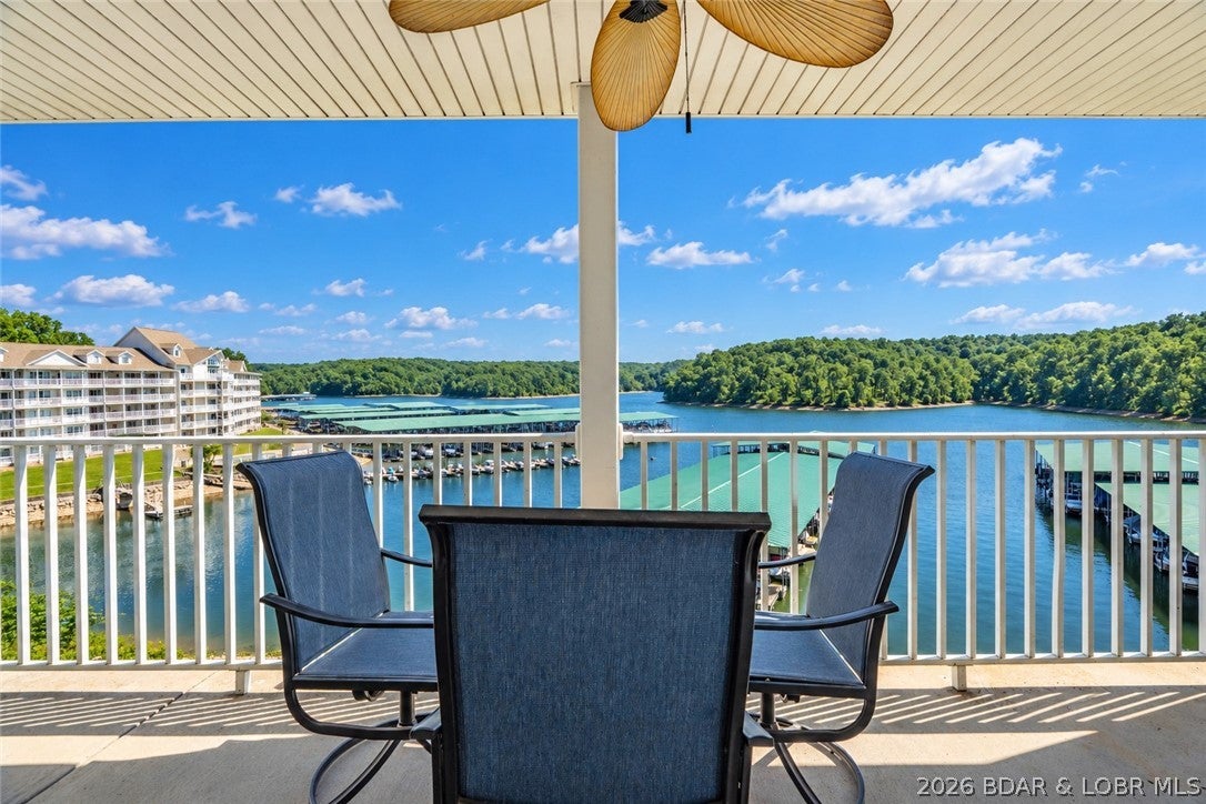 Location, views, and lake life all come together in this Osage Beach condo! This fully furnished, turn-key 2-bedroom, 2-bath unit overlooks Lake of the Ozarks State Park, offering beautiful year-round views and an incredible vantage point for Shootout weekend. The open floor plan makes the space comfortable for relaxing or entertaining, and with everything already in place, you can start enjoying the lake right away. Nightly rentals are allowed, giving you the flexibility to use it as your own lake getaway, an investment property, or both. The HVAC is only 2 years old, and a 12x30 boat slip with lift is included. Located in the heart of Osage Beach, you're just minutes from restaurants, shopping, golf, entertainment, and popular lake attractions. A great opportunity for anyone looking for an easy, turn-key way to enjoy Lake of the Ozarks!