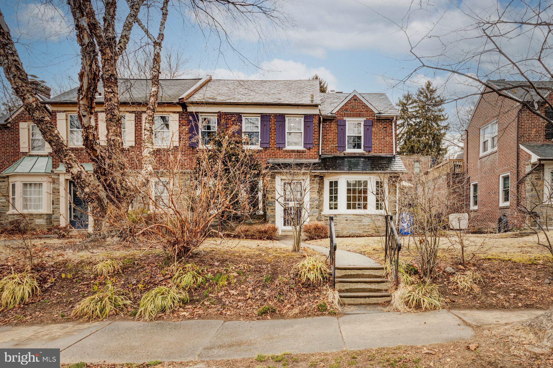Welcome to this inviting 2-story brick and stone twin, ideally situated on one of East Mount Airy's most desirable blocks. Blending classic character with a traditional floor plan and convenient circular flow, this home offers both comfort and opportunity for personalization.


Step inside to find beautiful wood floors throughout, framed by original wood trim that adds timeless charm. To the right of the entryway, the large, light-filled living room features a bay window with a deep sill, perfect for plants or cozy seating, and a brick fireplace as a warm focal point. To the left, the spacious dining room provides the perfect setting for gatherings and special occasions.


At the rear of the home, the kitchen and breakfast room seamlessly connect the living spaces. The breakfast room features a built-in L-shaped bench and a window opening to the kitchen, creating a bright and inviting space. The kitchen itself offers wood cabinets, gas cooking, and serves as a perfect canvas for future updates. This area also provides access to a first-floor powder room, laundry room, and the basement.


Upstairs, the wood floors continue, leading to three light-filled bedrooms. The primary suite includes a beautifully updated ensuite bath with stylish tile and a stall shower. A hall bath with a tub/shower combo, a linen closet, and two additional bedrooms complete the second floor. From this level, there’s also garage rooftop access, presenting the possibility of a future deck.


The basement offers incredible potential, with space for additional living areas, a large workroom/utility room combo, ample storage, and a quarter-bath.


Outside, the right-sized patio provides a private space to relax or garden. A spacious 1-car garage with an automatic door opener adds convenient off-street parking.


This home is just one block from SEPTA’s Chestnut Hill East Line, offering easy access to Center City while being moments away from the shops and dining of Chestnut Hill and downtown Mount Airy. Nature lovers will appreciate the proximity to the Cresheim Trail and Wissahickon Valley Park.


The adjoining twin sold in just 4 days with multiple competitive offers! Several buyers missed out on that opportunity—don’t let this one pass you by! Schedule your showing today.