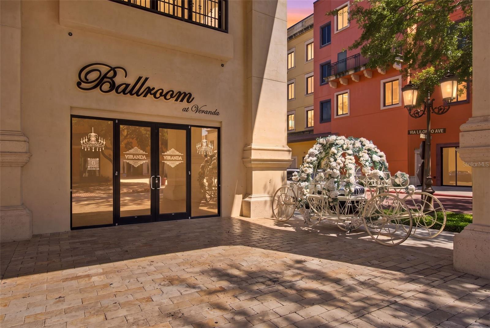 Rare opportunity to own a 9,884 SF ground floor commercial condominium in Veranda Park, MetroWest's premier mixed use town center in West Orlando. Currently operating as a fully built out wedding and special event venue, the space features a grand ballroom, dedicated ceremony area, outdoor cocktail patio, private bridal and groom suites, soaring ceilings, crystal chandeliers, custom drapery, and elegant finishes throughout. A finished commercial kitchen build out is already in place with exhaust hood, grease interceptor, ventilation, and high capacity electrical and plumbing, a costly head start for any restaurant, catering, or food concept.

Zoned AC-2 Activity Center by the City of Orlando, the property allows a wide range of commercial uses. Ideal for event venue, banquet hall, restaurant, catering commissary, ghost kitchen, assembly and community use, cultural center, performing arts, dance studio, medical or dental office, med spa, fitness studio, educational or learning center, conference and training center, showroom, gallery, professional office, or entertainment venue. Ground floor visibility, elevator access, on site parking, restrooms, and premium finishes support easy adaptation.

Offered for sale as real estate only, or as a turnkey operating venue including furniture, fixtures, equipment, branding, and existing bookings under separate NDA. Unit 140 holds majority of the voting interest in the four unit retail condominium association. Located minutes from S.R. 408, Florida's Turnpike, and Downtown Orlando in an affluent, high growth trade area with strong daytime population. Built 2005. Virtual tour and offering memorandum available. Uses subject to zoning confirmation, condominium declaration, and parking allocation.