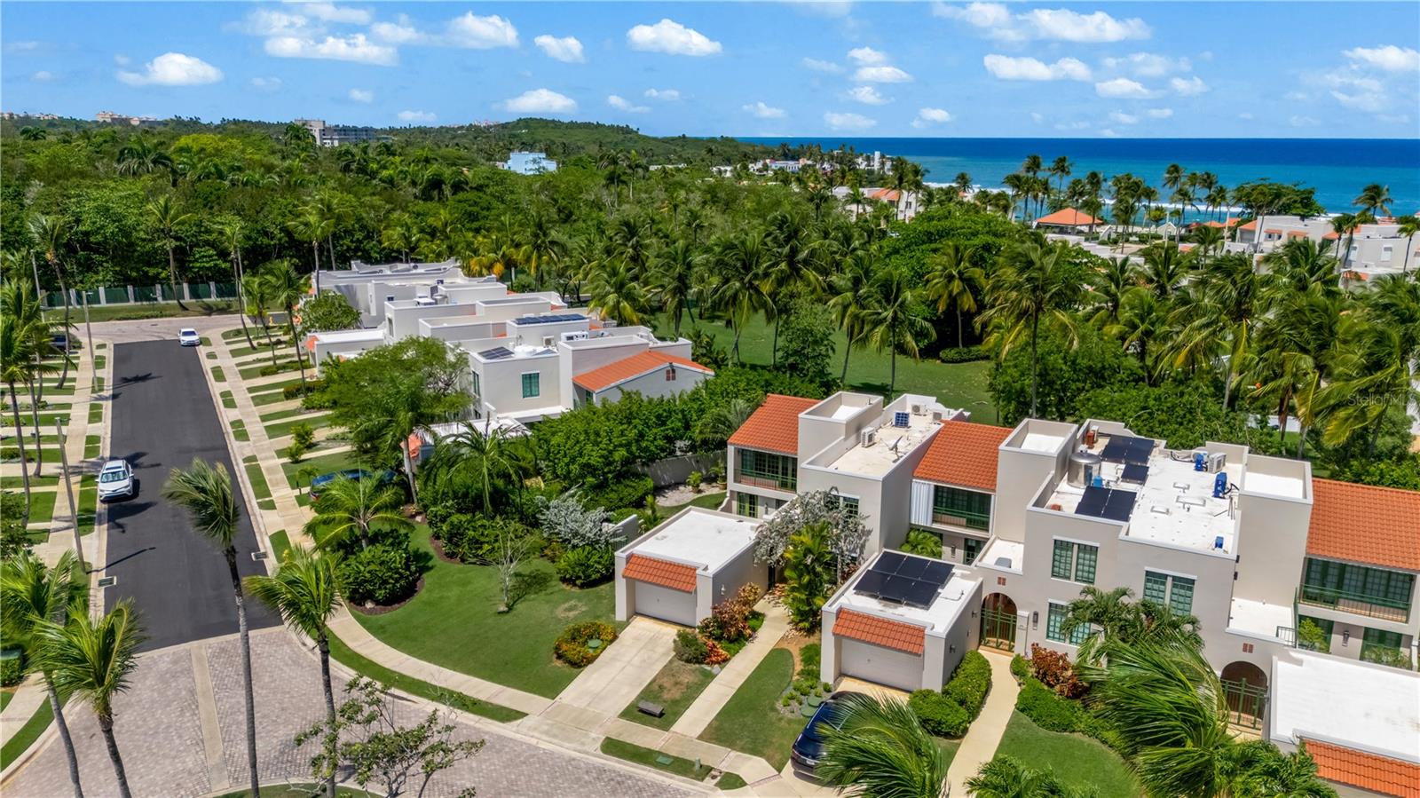 Nestled within the Private, Prestigious Dorado Reef community in the North region! *This inviting four-bedroom, three-bathroom townhouse offers a serene and comfortable lifestyle just steps from the Atlantic ocean. * Built with durable concrete construction, the home features a contemporary architectural style and an open concept layout that creates a spacious feel throughout the 2,674 square feet of living area. *Large windows flood the interior with bright natural light, highlighting. *The kitchen is equipped with a range, oven, refrigerator, and a convenient kitchen island, perfect for preparing meals and gathering with loved ones. *Residents can enjoy the private outdoor spaces, including a balcony, two terraces, and patio with Private Swimming Pool, all overlooking the beautiful landscaped grounds surroundings of tropical lush greenery. *The property boasts a private,fenced yard. *The community offers extensive amenities such as a clubhouse,swimming pool & Kiddies swimming pool, tennis courts, playgrounds, green areas, and walking trails. *Security and convenience are paramount, with 24-hour guard service, controlled access, and a total Power Generator for the villa ensuring peace of mind, in the case of a electric power failure, *Additional features include wheelchair accessibility, two parking spaces one garage, and connectivity with cable TV, internet, and phone services. *Located in a quiet area with recreation nearby, such as Golf Courses, Restaurants etc, this home combines the tranquility of beachfront living with the comfort of a well-appointed residence, making it an ideal retreat for those seeking a Private, Secure, warm and welcoming environment!..