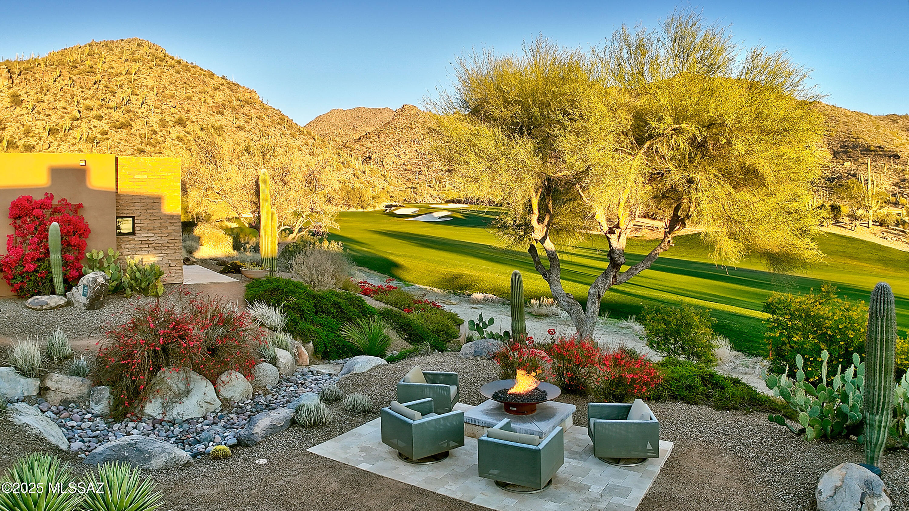 *DESERT RETREAT* INCREDIBLE ESTATE NESTLED AT THE BASE OF TORTOLITA MTNS ON ''THE GALLERY'' NORTH COURSE! WONDERFUL BLEND OF ORGANIC ELEMENTS & TEXTURES CREATE A SANCTUARY OF HARMONY & SERENITY! FINE ARCHITECTURE & AMAZING LANDSCAPE DESIGN BRINGS A SEAMELSS FLOW OF THE SONORAN DESERT INTO THIS HOME! ENORMOUS BOULDERS, ROCK OUTCROPPINGS,  COLLECTION OF DESERT INDIGENOUS PLANTS/CACTI SURROUND THIS PROPERTY MAKING IT A VERY MAGICAL HOME! WALLS OF WINDOWS BOASTS PICTURE PERFECT VIEWS OF LUSH FAIRWAYS & MAJESTIC  MTNS ! PALETTE OF NATURAL MATERIALS- ADOBE BRICK ACCENTS, REAL WOOD FLOORING/CEILINGS, STONE CTRS, FINE WOOD CABINENTRY THRU-OUT ALL EMBRACE THIS HOME W/ELEGANCE! & WARMTH! SEP GUEST CASITA/ART STUDIO, TONS OF PATIOS, OUTDOOR BBQ & FIREPIT, ART LIGHTING, .82 ACRE FURNISHINGS AVAILABLE