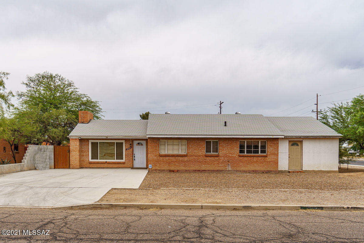 Great Investor/Handyman Fix Up Opportunity!  This 2198 sq ft 3 bed/2 bath house is located on a corner lot close to amenities, bus route, shopping & dining.  The interior remodel has been started which includes the master suite and walk in closet under construction. Buyer should verify additional square footage of room addition.  There is a drained swimming pool in the back yard with a barbeque area not yet completed.  There is alley access to the detached garage/workshop in the backyard.  This property is being sold in As Is condition and for CASH terms only!