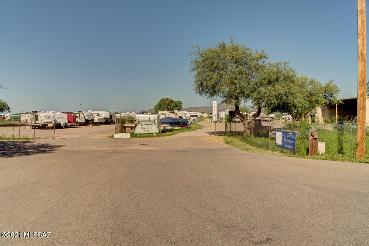 Great Opportunities! 3.8 acres. On State Highway 77 (Oracle Road) in Catalina's business district just north of Oro Valley and Tucson. Excellent site, prime for redevelopment and in the heart of Catalina. Operating currently as RV storage and propane (approx. 143 spaces most are month to month, some paid in advance) and is CB-2 Zoning. Existing metal building is4000 square feet and serves as the store office. Recent development improvements are complete and comply with county and state regulations. The value is in the land and location. The land was appraised without any improvements at $1,200,000 last year Take a look!