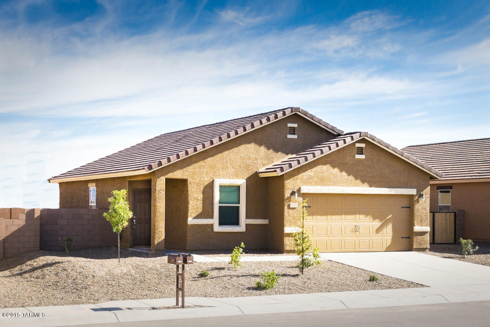 The Taos floor plan is located within the picturesque community of San Lucas. This beautiful, new one story home features an open floor plan, 3 bedrooms and 2 full baths. This new home comes with over $10,000 in upgrades including energy efficient appliances, granite countertops, custom wood cabinets, brushed nickel hardware and an attached two car garage. The Taos showcases a master suite complete with a walk-in closet, as well as a fully fenced backyard, covered entryway and front yard landscaping. In addition, San Lucas offers a plethora of amenities including a community park, with basketball courts, sand volleyball courts and a baseball field, providing an extraordinary lifestyle for you and your family.