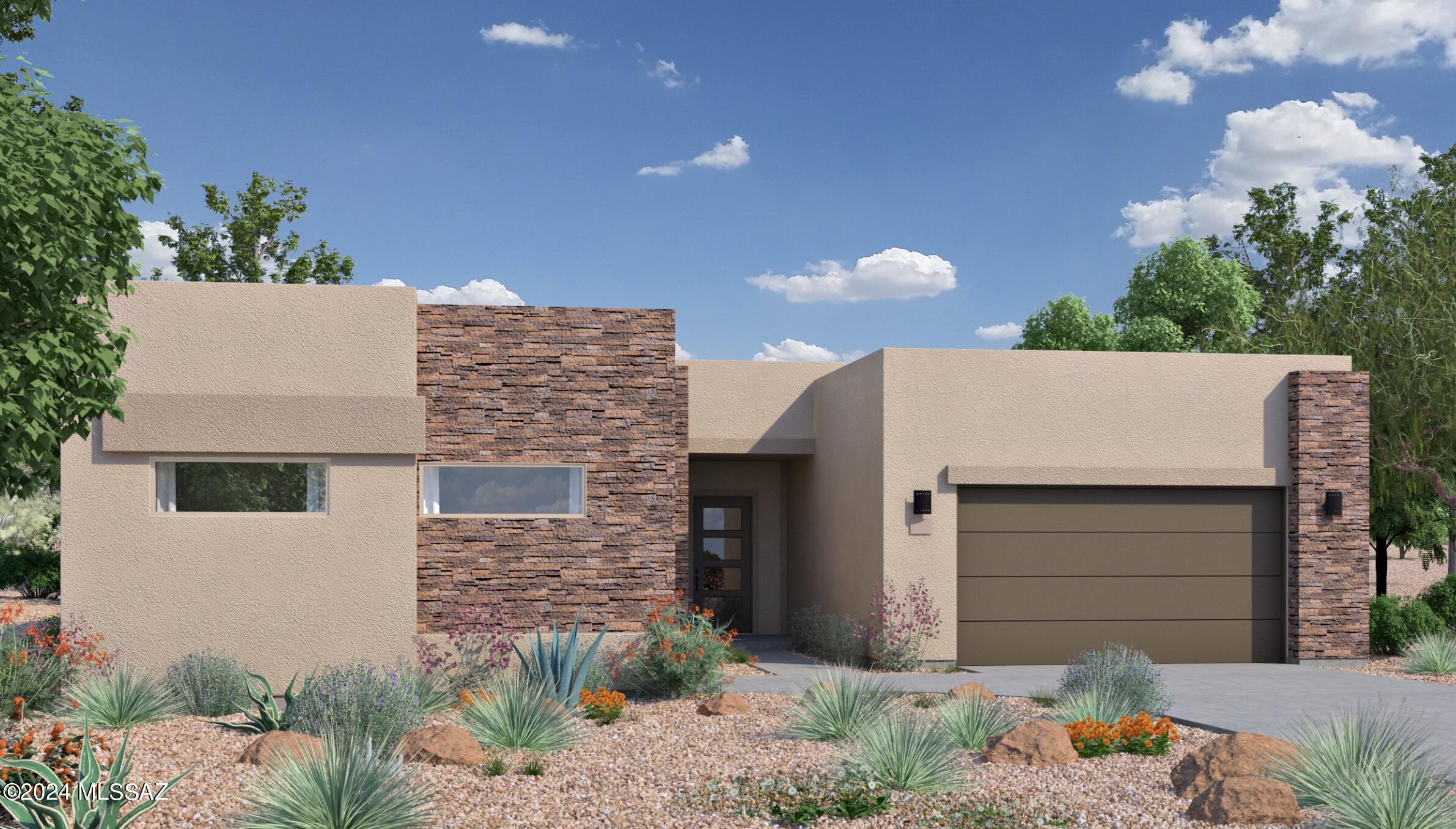 Luxury with a view. Gated Fairfield Homes community with views of 2 mountain ranges, city light w/ breathtaking sunsets, sitting high on a ridge top over looking Tucson. 3 bedroom en-suite popular Acacia plan with bonus room, large walk in pantry, 12' ceilings in main living area & primary bedroom, walk in closets, gas fireplace, open floor plan, 3 car garage, walls of windows with 16' x 10' multi panel slider to your patio. Interior designer selections show cased throughout with a resort style back yard. Seller/Principal is a licensed realtor/broker in the state of Arizona. Sales agent/realtor is related to Seller/Principal. 
Renderings and or Photos are of a model home in a different community.