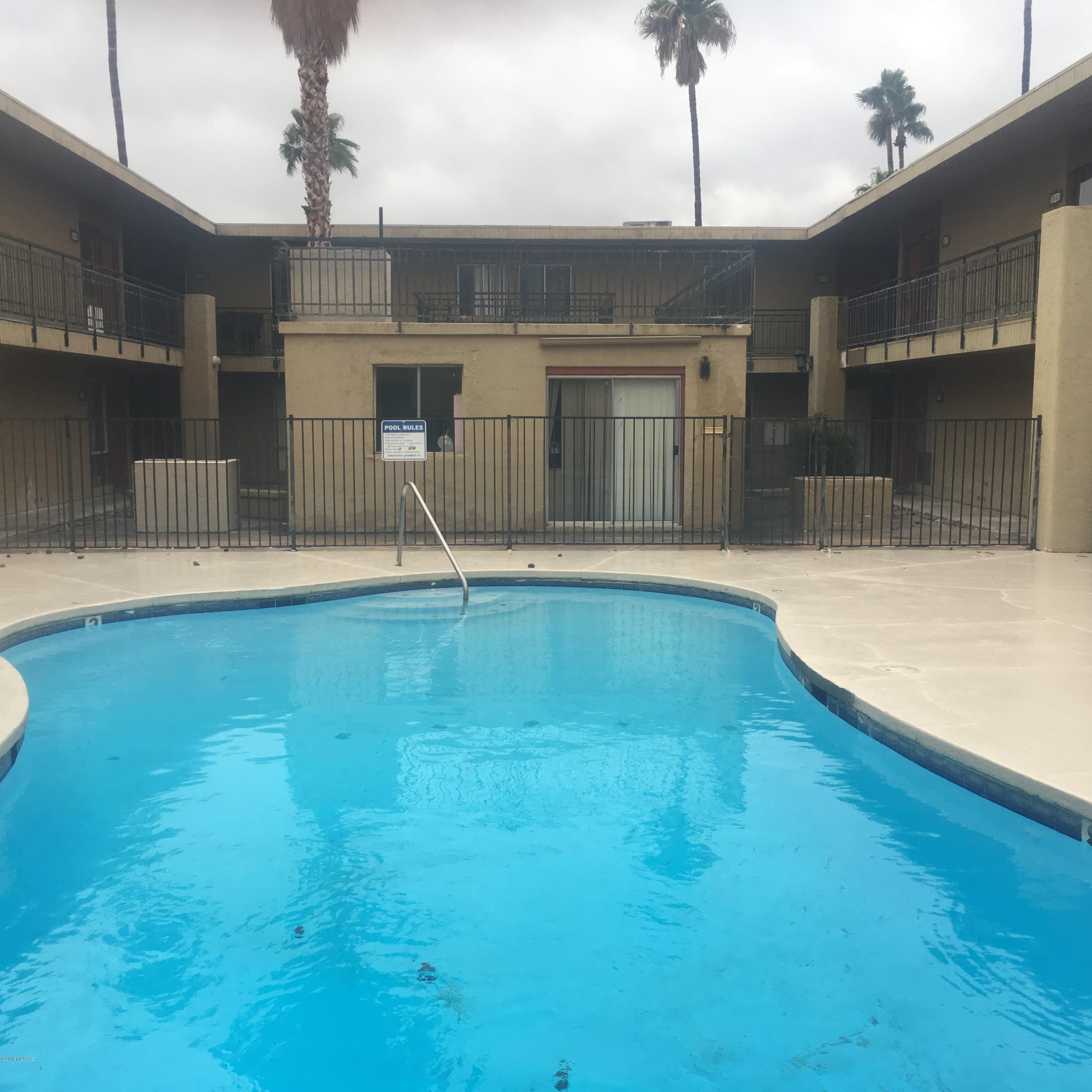 41 unit apartment complex that is fully leased.  1 studio, 8 1 beedrooms, 8 2 bedroom 1 bath, 16 2 bedroom/2bath.  1 bedroom is 600 square feet.  2 bedroom units are over 800 square feet.  37 units have tile floors.  All toilets were replaced in 2016 with low flow dual flush toilets.  Participant in TEP Multi Family Housing Program.  Every unit has low flow shower heads, low flow aerators, led light bulbs.  Rents are higher than neighboring properties but there is still room to raise rents $25 to $50.  Tenants currently pay for water as a separate charge with their rent.  Many long term tenants.  Do not Disturb tenants.  List owner is related to seller.