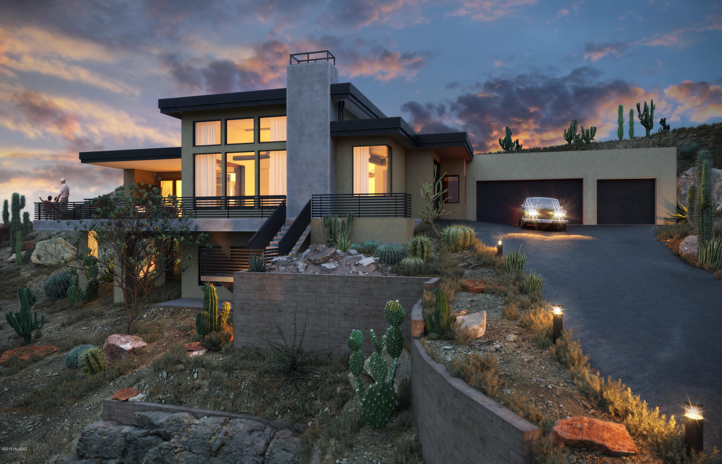 Seller will accept or counter offers between $1,700,000-$2,300,000. NEW CONSTRUCTION-completed July 2020.  Brand New Home in Tucson's Premier Gated Community-The Canyons. Bill Gansline Designed 3 BR/4 BA w/ Office in Mn House & 1BR/1BA Guest Hse w/ Separate Living Rm & Kitchen. Walls of Windows Provide Natural Light & Magnificent Views. Incredible Brand New Kitchen w/ Large Center Island w/ Quartz Counters, Solid Alder Cabs, Wolf, Sub-Zero & Bosch Appliances that Opens to Breakfast Area & Family Room that Leads to Back Patio. Mster Suite w/ Coffee Bar & Exquisite Mster Bath.  Deep Covered Patio, Outdoor Kitchen, Table w/ Firepit & Spa. Elk Home Automation Security System w/ 4 Zone Security Camera & Prewire. Final sales price to be determined by course of construction at time of purchase.