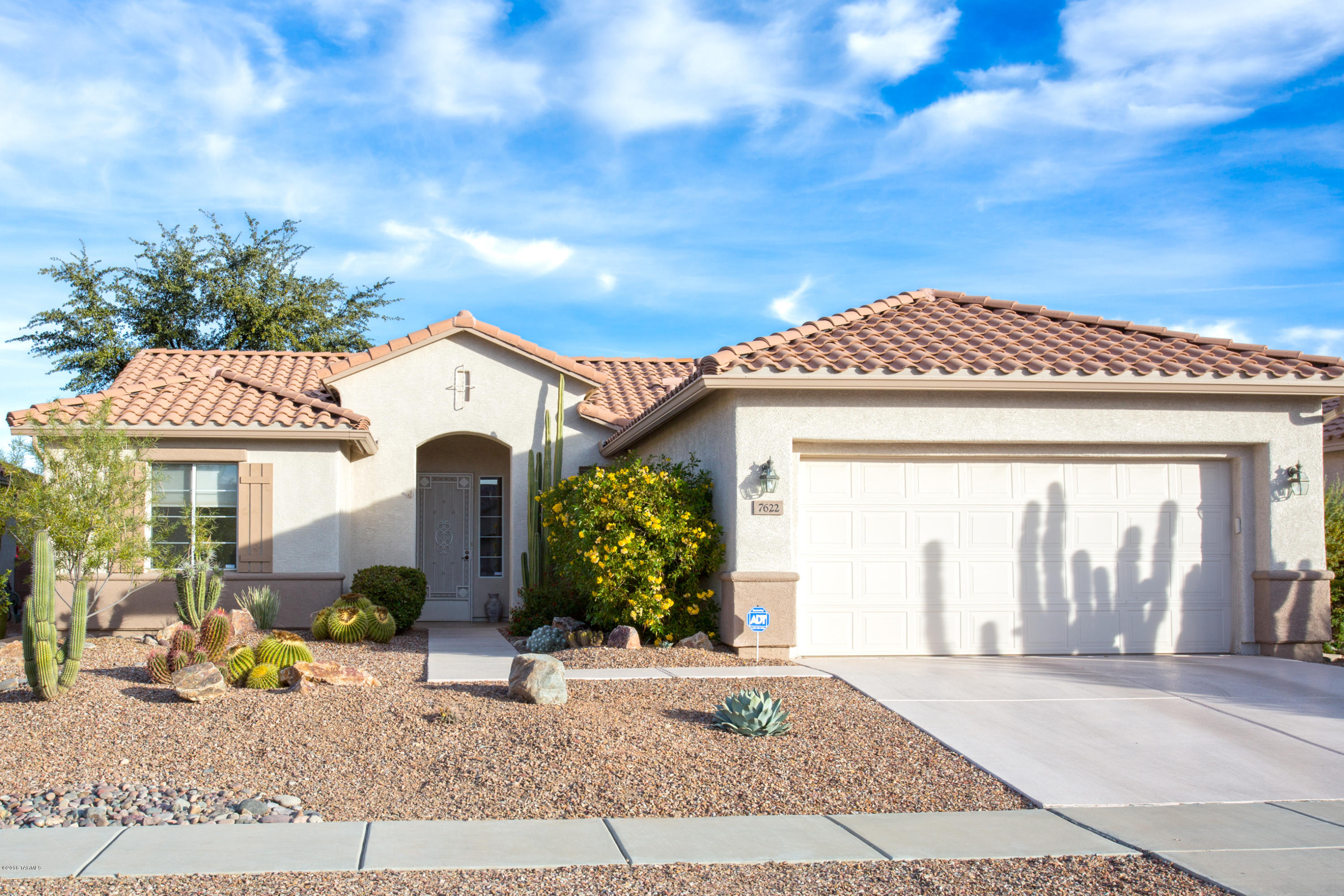 List Range Pricing: Seller will accept or counter offers between $219,900-$229,900 – This wonderful San Marcos floorplan home features 2 bedrooms, 2 full baths, a DEN, vaulted ceilings, an open floorplan with an updated kitchen, granite counters and an extended butler’s pantry with additional granite counters and cabinets. The property also has two updated bathrooms, built in shelving, 2 car garage, fully landscaped rear yard with brick pavers, an extended patio, front court yard plus so much more. The community feature a club house, pool and spa, a rec room, exercise equipment, tennis courts, putting green, and daily activities.