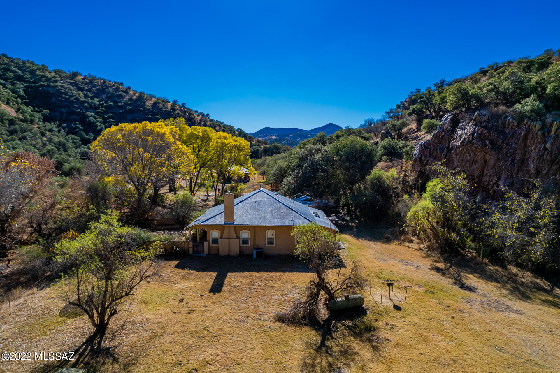 Old Historic ranch in Patagonia on Harshaw Road. 82 acres, horse facilities and adjoining the national forrest. This Ranch is  a must see!