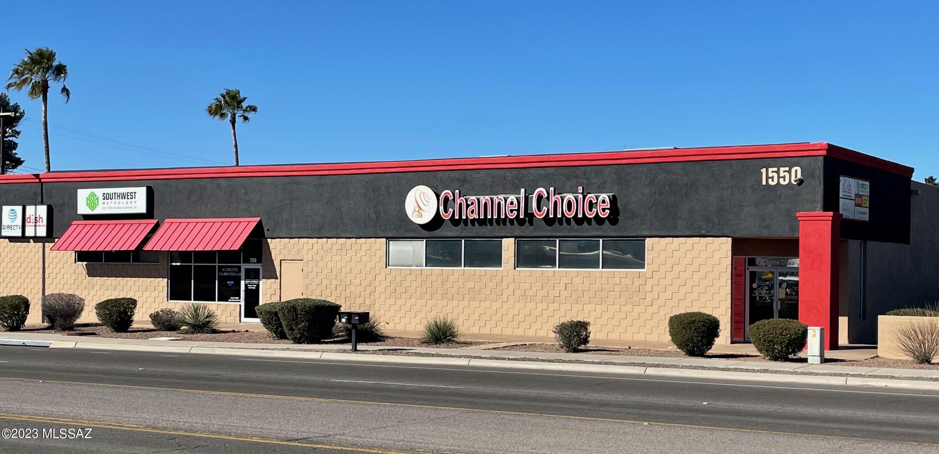 General - The subject property is nestled in the explosive NW Tucson submarket that is arguably the most robust development area in the Tucson metroplex. This attractive, efficient (new solar power 2023), modern looking building (6,878/SF), provides owner/user and/or multi- tenant options that contains 2 suites (Suite 150 approx. 4,000/SF and Suite 250 approx. 2,878/SF) that are both available for occupancy, although Suite 250 is currently leased to Southwest Metrology until 2025 (early termination possible).
This well equipped turn-key property features a spacious warehouse, retail showroom space, conference room, call center bull pen space, executive offices, breakroom, ADA bathrooms, new parking lot (removed and re-poured) 10'x10' electric roll-up door, 3-phase (600 amp) power grade an dock loading, security cameras/alarms, as well as an abundance of inside/outside storage space. There are two parcels ( 104-03-217F & 104-03-217G) comprising 29,621 total square feet of land (.68 Acre).
Access  Freeway proximity, divided four-lane arterial roadway, recently completed curbs and sidewalks benefit the subject property.
Location - The property enjoys ideal access and is strategically situated for industrial/retail/office uses requiring funneling from and delivery to all areas within the Tucson Metroplex.
Visibility - This extremely well located industrial/retail/office property enjoys extreme street frontage visibility and an abundance of building (3 sided) and monument signage.
Utilities  Water, sewer, electric and communications sufficient for industrial/retail/office uses on site.
Zoning - The property enjoys Multiple Use zoning for many industrial /retail/office users (see Zoning Page for details).

Note: The Parking Lot (Tax Parcel 104-03-217G) is also included in this listing.