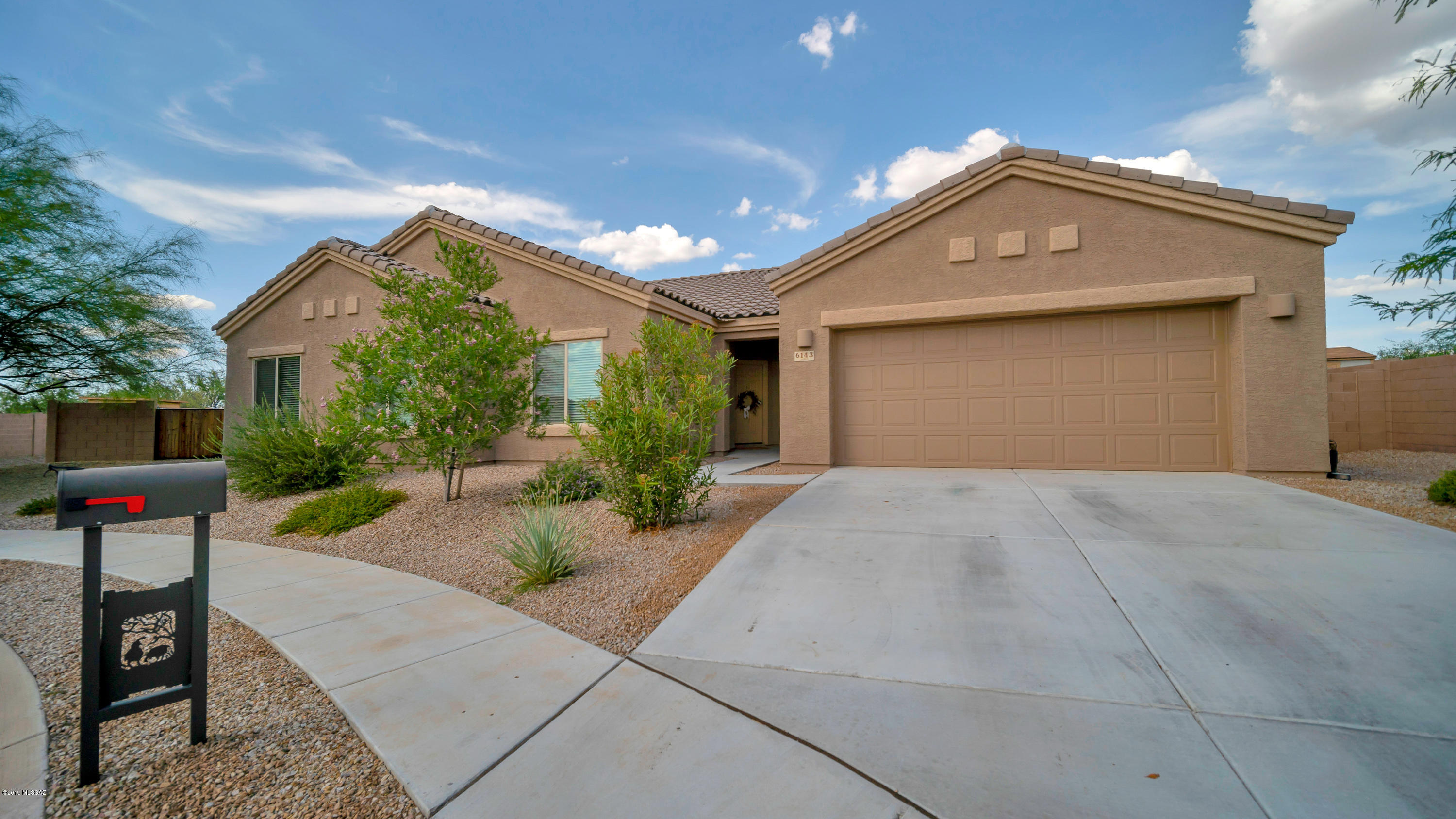 Hi, I'm Here; Built in 2016, I 'am welcoming and open while providing a split floor plan for privacy. Accompany with a large lot at the end of a cul-de-sac with no rear neighbor. If that was not enough, I come with a pool for your family and friend's enjoyment. 4 Bedrooms, 2 Bathrooms (master bathroom shower only/community bathroom shower and tub combo), and Gas stove all kept in 2,060 sq. ft.